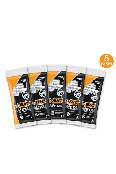 Bic Metal Kullan-at Tıraş Bıçağı 5x5'li