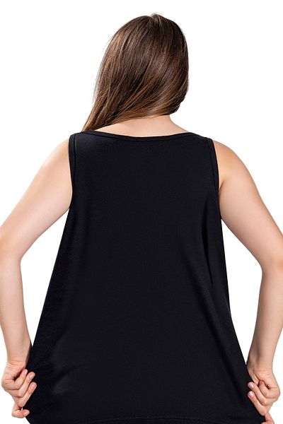 Jiber Women's Cotton Thick Strap Large Size 2-Piece Undershirt - 640