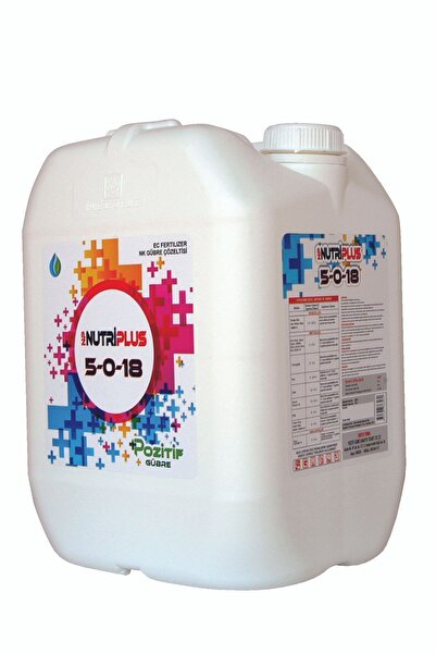 Pozitif Gübre Npnutrıplus 5 0 18 N-k Azotlu Potasyumlu Sıvı Gübre 20 Litre Iç...