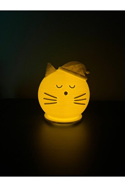 Root Made Sevimli Kedi Tealight Mumluk Dekoratif Kedi Masa Dekoru Konsol Süsü...