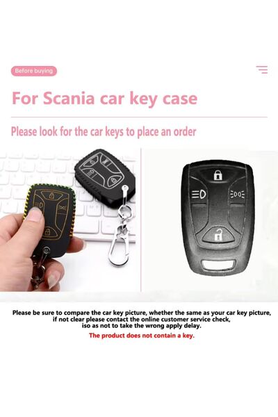 Scania Hamle501SCANİA DERİ KUAMANDA KILIF