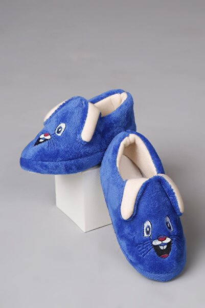 lord's ayakkabı Soft Cute Slippers - Rabbit Figured, Cotton Lined, Comfortable Ergonomic