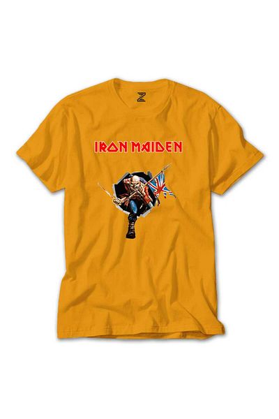Z zepplin Iron Maiden Trooper - Κίτρινο T-shirt