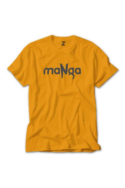 Z zepplin Κίτρινο T-shirt με κείμενο MaNga