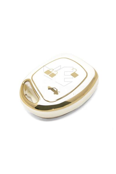 GMA KEYS Luxury Ford Fiesta Mondeo Focus Transit Fusion 3 Button Nano Key Case White Gold Gold Color