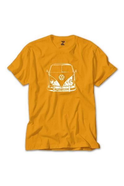 Z zepplin Κίτρινο T-shirt Volkswagen Van BW 1957-1968