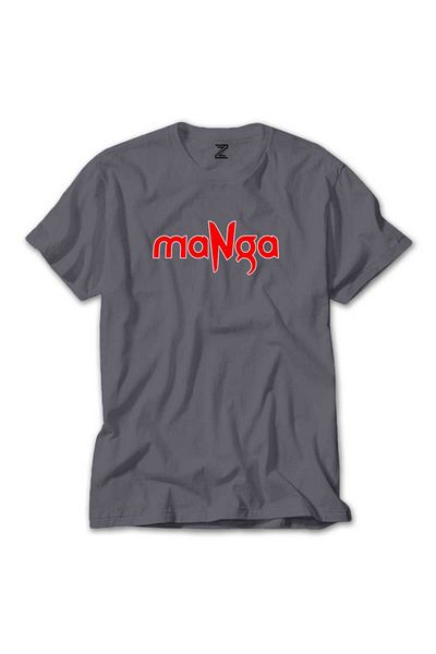 Z zepplin MaNga - Γκρι T-Shirt, κόκκινο ύφασμα