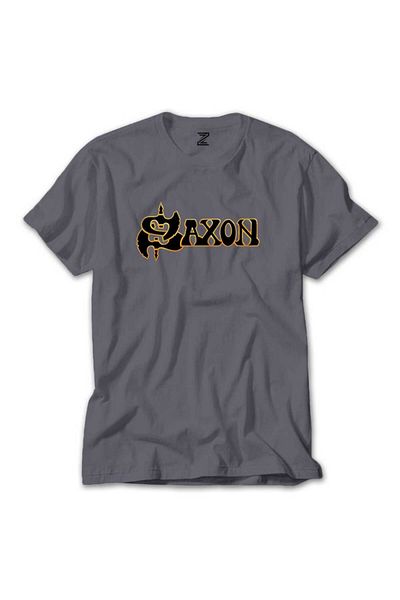 Z zepplin Saxon Gold Logo - Γκρι T-Shirt