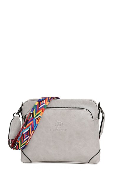 HNB ÇANTA Kadın Omuz Çantası Madame Vera 034 Gri