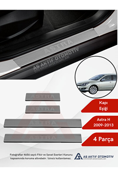 as aktif otomotiv oto krom aksesuarları Opel Astra H  SD Kapı Eşiği 4 Parça 2...
