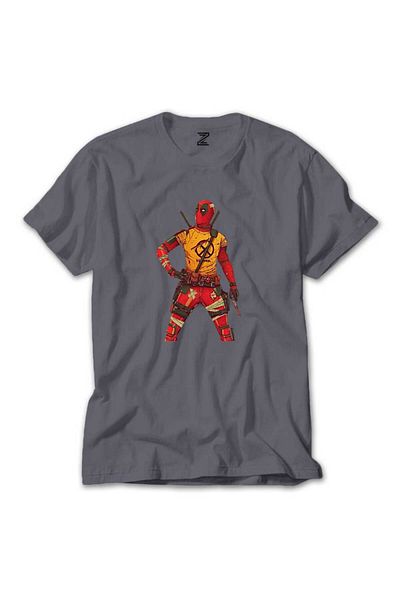 Z zepplin Γκρι μπλουζάκι με λογότυπο X Men Deadpool
