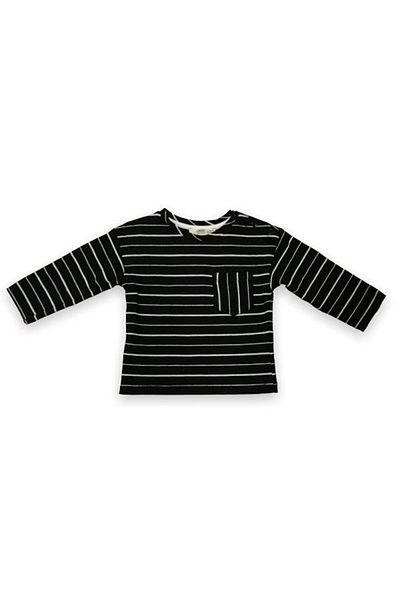 Çikoby Baby Boy Cotton Striped Long Sleeve T-shirt with Pockets