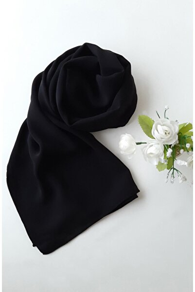 suhneva Medina Silk Shawl Μαύρο (ΜΕΓΑΛΟ ΜΕΓΕΘΟΣ)