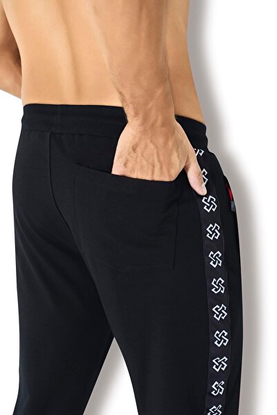 Jiber Men's Black Two Thread Sweatpants 2062