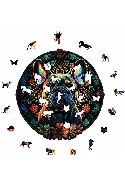 WoodSpan French Bulldog - Özel Figürlü Ahşap Puzzle