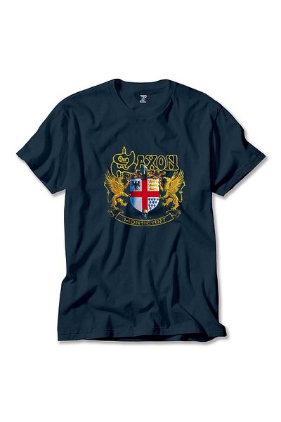 Z zepplin Μπλουζάκι Saxon Lionheart - Navy Blue