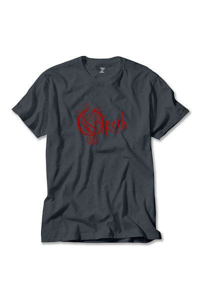 Z zepplin Μπλουζάκι Opeth Smoked Red Text