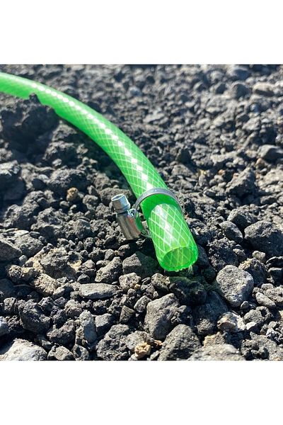 ÖZKAN 8-13mm Water Hose Tube and Clamp - Crimping Feature for 8 Hoses