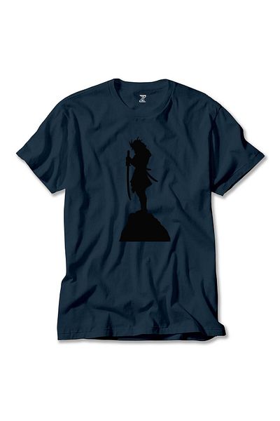 Z zepplin Μπλουζάκι με πορτραίτο Navy Blue Samurai