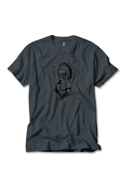 Z zepplin Μπλουζάκι Skull Warriors Smoked Native American