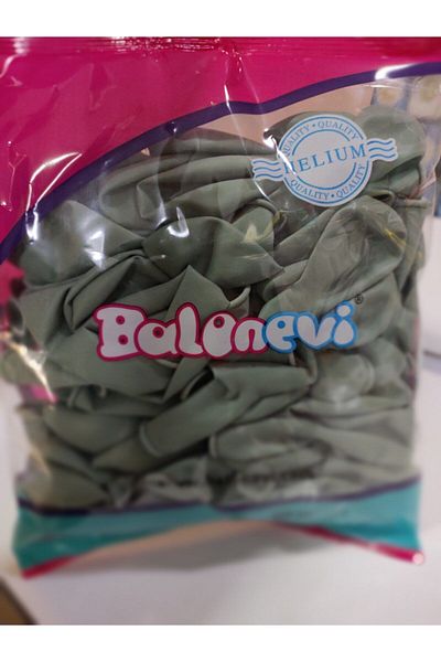 BalonEvi Mold Green Balloon 100 Pack