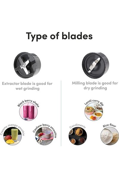Nutribullet 900 واط، 9 قطع إكسسوار، خلاط عالي السرعة، خلاط، صانع العصير، أسود بالكامل