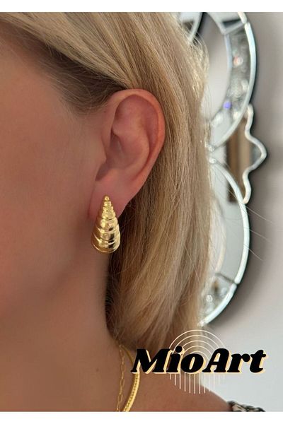 MioArt Bottega Italian Tear Drop Earrings
