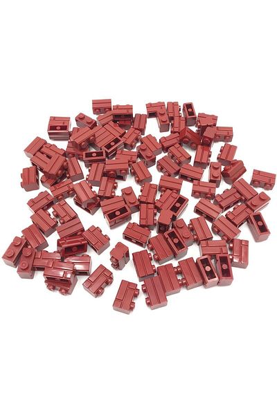 LEGO Claret Red Brick 50 Pieces Brick