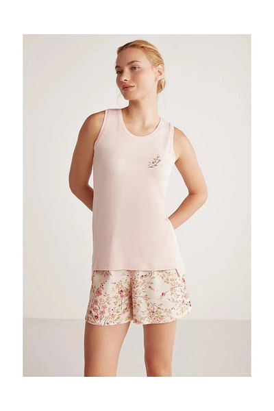 Catherine's Σετ γυναικεία πιτζάμες CATHERINES Soft Textured Suspender Shorts