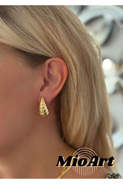 MioArt Bottega Italian Tear Drop Earrings