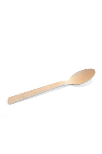 partideyince Wooden natural healthy spoon 24 pieces