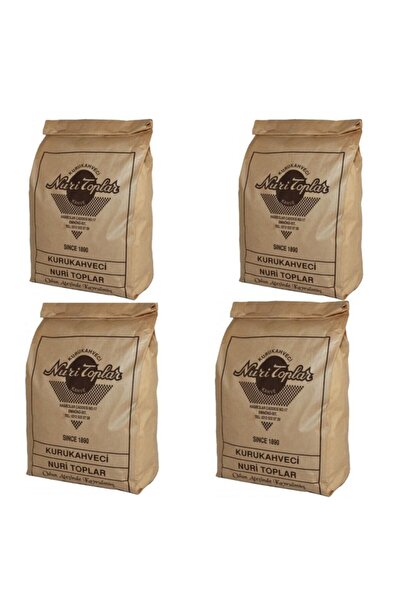 Nuri Toplar Kuru Kahveci Türk Kahvesi 250 Gr'lık 4 Paket (günlük Çekilmiş)
