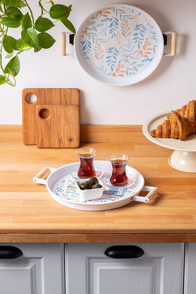 FH finehome صينية منقوشة على شكل طائر مقاس 30 سم