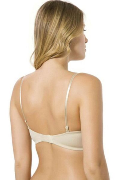 Le Jardin Lingerie Μπεζ στράπλες Micro Coated Empty σουτιέν - Underwire 7035