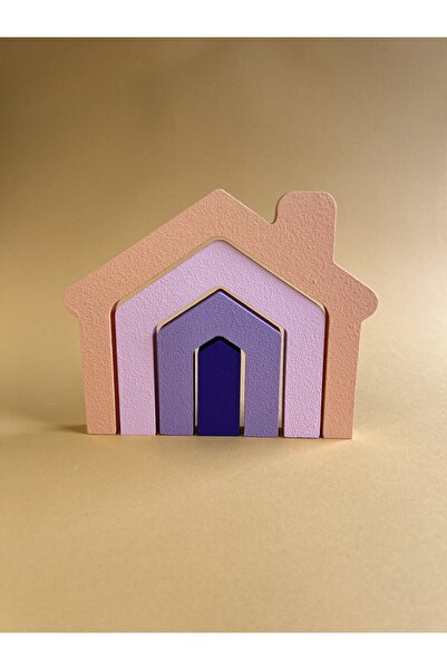 Gra Baby Accessories لعبة خشبية تعليمية 4 قطع منزل