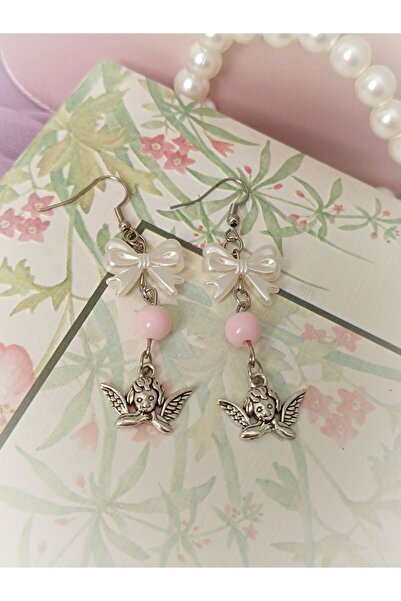 Serashine Melek figürlü Fransız küpe coquette