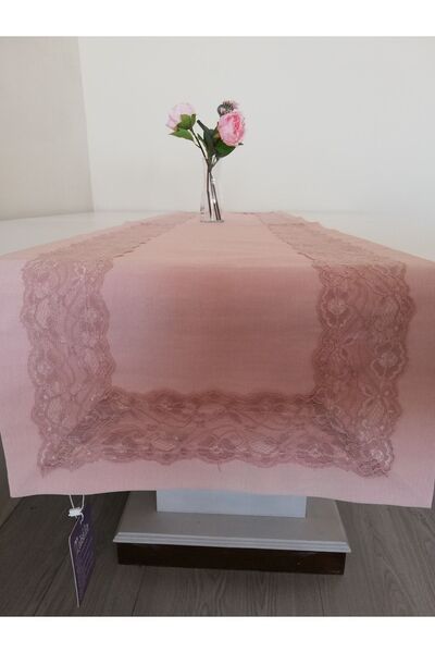 modishlive Pembe Dantelli Runner
