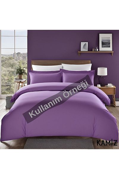 KAMİZ Μωβ Παπλωματοθήκη Ύφασμα - 240 εκ