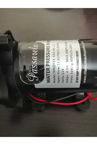 PASSARELLA KARAVAN VE TEKNELER İÇİN 12V HİDROFOR 11.3 LT
