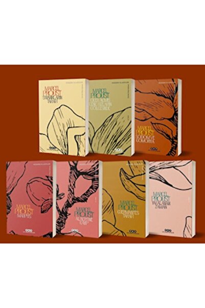 Yapı Kredi Yayınları Kayıp Zamanın Izinde Seti - 7 Kitap Set / Marcel Proust