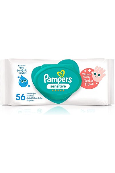 Pampers مناديل مبللة للأطفال | حماية للبشرة الحساسة | خالية من الكحول | خالية...