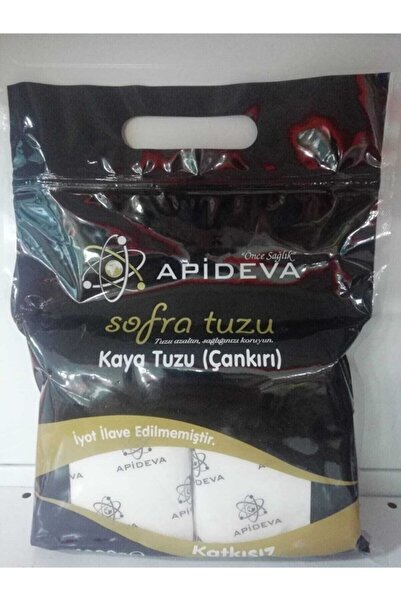 apideva Çankırı Kaya Sofra Tuzu 1kg Gimdes Sertifikalı