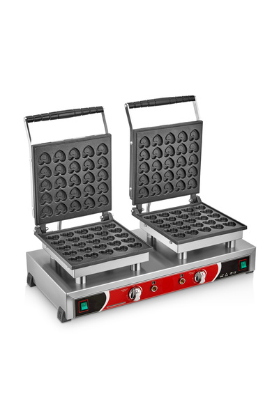 KUTLU TİCARET KUTLU ÇİFTLİ KAPAKLI KALPLİ BUBBLE WAFFLE MAKİNESİ