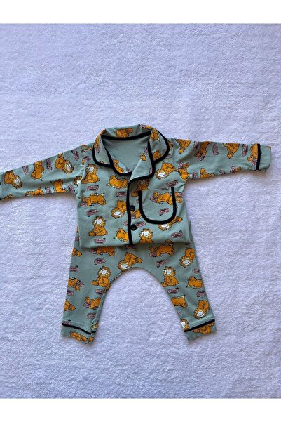 MBK GARDEN Çizgi Film Karakteri Baskılı Unisex Bebek&Çocuk Pijama Takımı