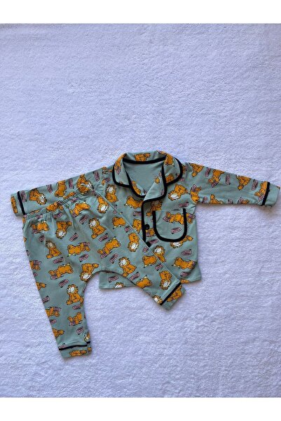 MBK GARDEN Çizgi Film Karakteri Baskılı Unisex Bebek&Çocuk Pijama Takımı