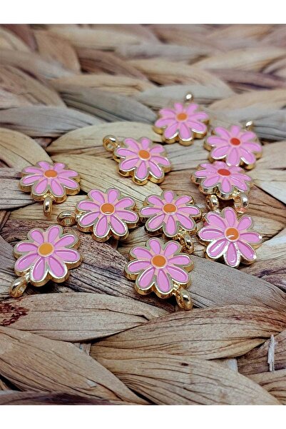 Yasamtohumu Ružičasti Cvetni dezen pozlaćeni aparat - 2 komada (51886)