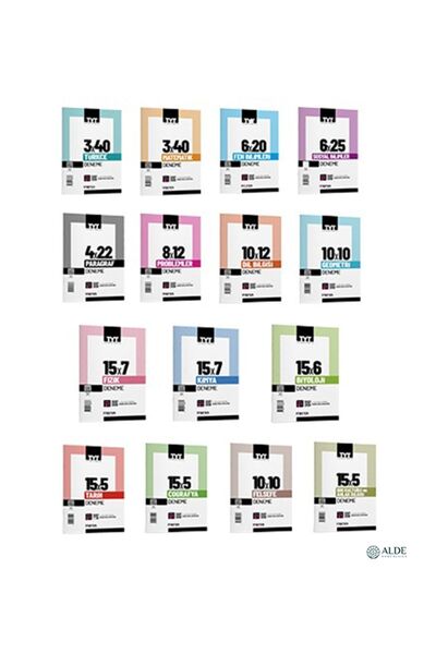 Marka Yayınları 2025 Tyt Tüm Dersler Tamamı Video Çözümlü Deneme Seti Toplam ...