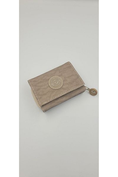 DAVID POLO Women's Crinkle Fabric Mini Size Sports Multi-Pocket and High Quality Wallet
