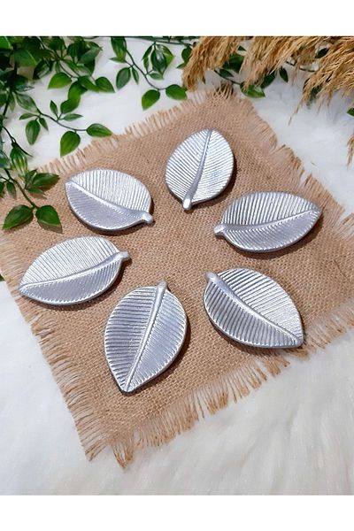Starmix 6-Piece Coffee Colored Dragee/Fountain Bowl with Side Presentation - Leaf Design
