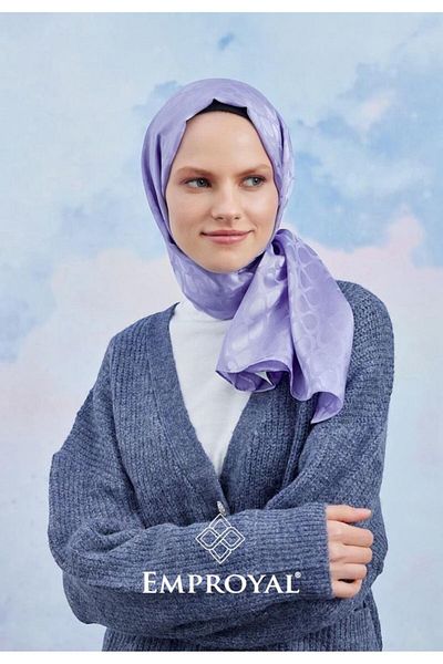 Emproyal JANJAN JACQUARD, COMFORTABLE, PRACTICAL STONE PATTERNED SHAL